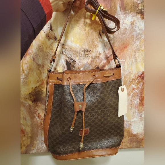 Authentic Celine macadame bucket bag - Picture 1 of 5